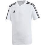 Vêtements de sport adidas Tiro blancs en polyester respirants pour fille en promo de la boutique en ligne 11teamsports.fr 