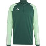 Sweatshirts adidas Tiro 23 verts en polyester look fashion pour fille en promo de la boutique en ligne 11teamsports.fr 