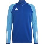 Sweatshirts adidas Tiro 23 bleus en polyester pour fille en promo de la boutique en ligne 11teamsports.fr 