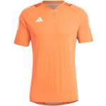 Maillots de sport adidas Tiro 23 orange en polyester respirants Taille XL pour homme en promo 