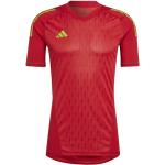 Maillot de gardien de but adidas Tiro 23 rouges en polyester respirants Taille M pour homme en promo 