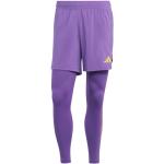 Pantalons de sport adidas Tiro 23 violets en polyester respirants Taille M pour homme en promo 