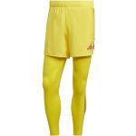 Pantalons de sport adidas Tiro 23 jaunes en polyester respirants Taille M pour homme en promo 