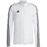 Vestes de survêtement adidas Tiro 23 blanches en polyester respirantes à col montant Taille XL look fashion pour homme en promo 