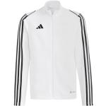 Vestes de sport adidas Tiro 23 blanches en polyester respirantes look fashion pour fille en promo de la boutique en ligne 11teamsports.fr 