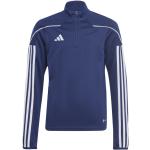 Vestes de sport adidas Tiro 23 bleues en polyester respirantes pour fille en promo de la boutique en ligne 11teamsports.fr 