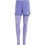 Pantalons de sport adidas Tiro violets en polyester respirants Taille XS W34 L36 pour femme en promo 