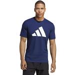ADIDAS TR-ES FR Logo T T-Shirt, Dark Blue/White, L Homme