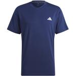 T-shirts techniques adidas Essentials bleues foncé en polyester Taille L look fashion pour homme 