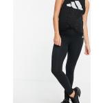Leggings de grossesse adidas Sportswear noirs en jersey Taille XS look sportif pour femme en promo 