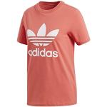 Adidas - Trefoil - T-Shirt - Femme - Rouge - 36