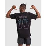 Maillots de Messi noirs Inter Miami à manches courtes à col rond classiques pour homme 