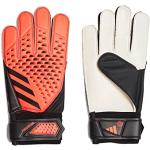 adidas Unisex Goalkeeper Gloves (W/O Fingersave) Pred Gl Trn, Solar Orange/Black/Black, HN5585, Size 9-