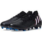 adidas Unisex Predator Edge.3 Firm Ground Soccer Shoe, Black/White/Vivid Red, 10 US Men