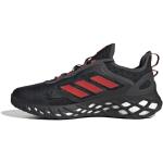 ADIDAS Homme Web Boost Sneaker, Core Black/Red/Carbon, 44 2/3 EU