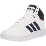 Chaussures de basketball  adidas Hoops blanches en cuir synthétique Pointure 38 look fashion pour femme 