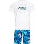 T-shirts à col rond adidas X multicolores all Over en polyester pour garçon de la boutique en ligne Sport-outlet.fr 