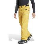 Pantalons de ski adidas Tech jaunes imperméables respirants Taille M pour homme 