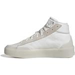 Chaussures de skate  adidas blanches Pointure 36,5 look casual pour homme en promo 