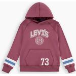 Sweats à capuche Levi's rouges à rayures en jersey enfant Taille 14 ans en promo 
