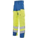 Pantalons de travail bleues azur pour homme 