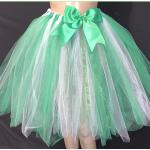Tutus de mariage vert menthe en polyester pour femme 