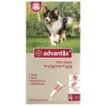 Advantix traitement anti tiques, anti puces, anti moustiques Advantix | Conditionnement : 6 pipettes de 2.5 ml | Type de chien : Advantix