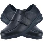 Baskets noires sans lacets respirantes pour pieds larges à élastiques Pointure 47 look fashion pour femme 