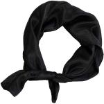AERZETIX - C68647 - Foulard décoratif en polyester 60% et en soiе 40% en forme carrée 60x60 cm - couleur noir