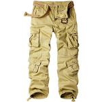 Pantalons de paintball kaki Taille 3 XL look militaire pour homme 