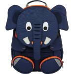 Sacs à dos scolaires Affenzahn bleus à motif éléphants 8L pour enfant 