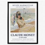 Affiches en plastique à motif plages Claude Monet 