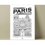Affiche De Paris Par Docteur Paper