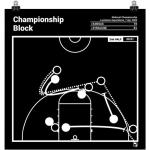 Affiches noires à motif basketball 