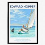 Affiche De L'exposition Edward Hopper, Impression Houle Sol Musée, Art Moderne, Tableau Célèbre, Réalisme Américain, Décoration D'intérieur