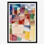 Tableaux abstraits en plastique à motif USA Paul Klee 