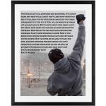 Art Encadré Affiche Du Film Rocky Balboa, Inspiration, Citation De Balboa Poster