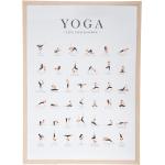 Affiche encadrée Yoga , sous-verre 50x70 cm