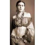 Affiches vintage blanches Frida Kahlo modernes 