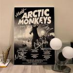 Affiches et College Arctic Monkeys, groupe de rock, bonne qualite, autocollant en papier kraft, decoration de chambre, bar, bricolage, 73Kawaii