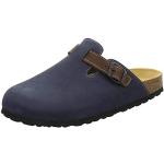 Sabots AFS Schuhe bleu marine en nubuck en cuir Pointure 48 look fashion pour homme 