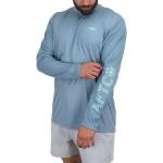 Aftco Jigfish Long Sleeve T-shirt Bleu S Homme