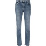 AG Jeans jean droit à taille haute - Bleu
