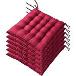 Galettes de chaise rose fushia 40x40 cm 