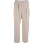 Agnona - Trousers > Straight Trousers - Beige -