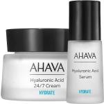 Sérums acide hyaluronique AHAVA pour le visage hydratants texture crème 