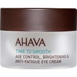 Crèmes contour des yeux AHAVA vegan anti allergique 15 ml anti fatigue hydratantes 