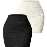 Jupes courtes blanches minis Taille L look fashion pour femme 