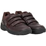 Chaussures de randonnée Aigle marron en caoutchouc à scratchs Pointure 47 look fashion pour homme 