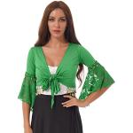 Boleros verts à col en V Taille XL plus size look fashion pour femme 